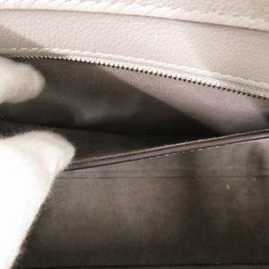 新品同様 マルベリー 2way ミニ ジップド ベイズウォーター HH9089 レザー グレー トートバッグ 0566【中古】MULBERRY