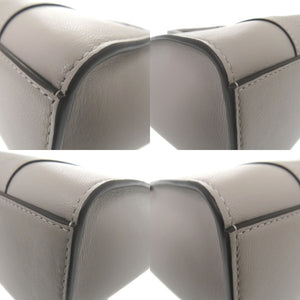 新品同様 マルベリー 2way ミニ ジップド ベイズウォーター HH9089 レザー グレー トートバッグ 0566【中古】MULBERRY