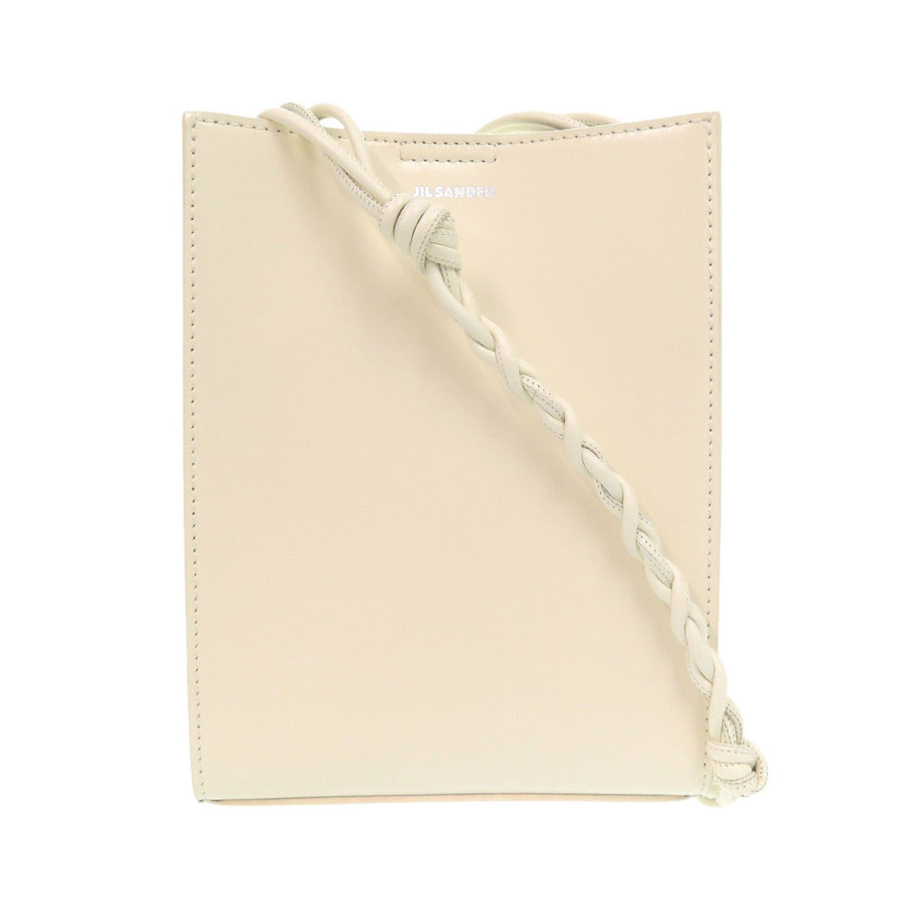 未使用品 ジルサンダー Tangle スモール JSPU853173 カーフレザー ホワイト ショルダーバッグ 白 0567【中古】JIL SANDER
