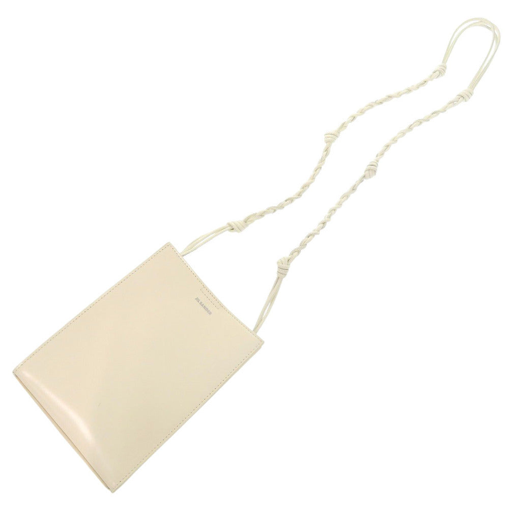 未使用品 ジルサンダー Tangle スモール JSPU853173 カーフレザー ホワイト ショルダーバッグ 白 0567【中古】JIL SANDER