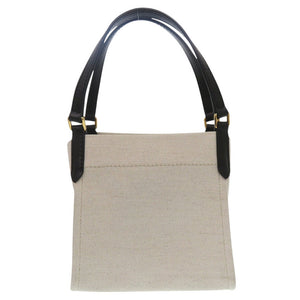 新品同様 トムフォード 2way L1775024AAX キャンバス/レザー ホワイト トートバッグ 白 0568【中古】TOM FORD