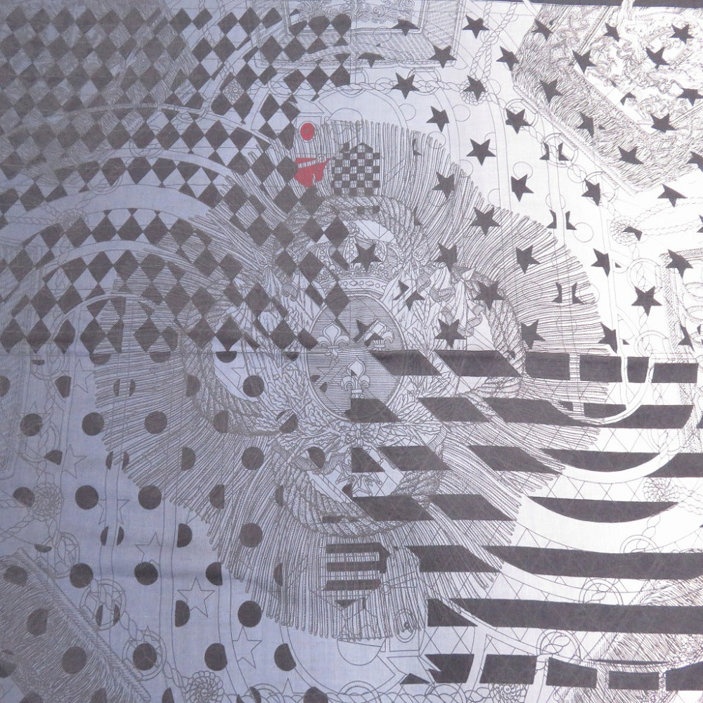 美品 エルメス カレ140 スティープルポスト カシミヤ/シルク ストール グラデーション 0569【中古】HERMES