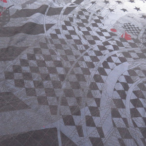 美品 エルメス カレ140 スティープルポスト カシミヤ/シルク ストール グラデーション 0569【中古】HERMES