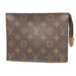 新品同様 ルイヴィトン モノグラム M47544 ポッシュトワレ19 ブラウン 茶 ポーチ 0581【中古】LOUIS VUITTON