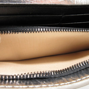 未使用 クロエ マーシー CHC23AP098 レザー シルバー 2つ折り長財布 財布 0603【中古】Chloe