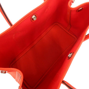 新品同様 エルメス ガーデンパーティ TPM トワルオフィシエ ネゴンダ フーオレンジ B刻印(2023年製) トートバッグ 0612 【中古】 HERMES