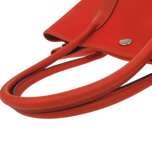 新品同様 エルメス ガーデンパーティ TPM トワルオフィシエ ネゴンダ フーオレンジ B刻印(2023年製) トートバッグ 0612 【中古】 HERMES