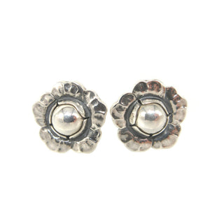 美品 ジョージジェンセン フラワーモチーフ 2002 シルバー925 シルバー イヤリング 0617【中古】GEORG JENSEN