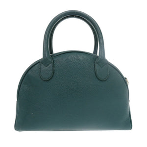 モラビト 2WAY モラビト × ぺラフィネ コラボ スカル レザー グリーン ハンドバッグ 緑 0628【中古】MORABITO