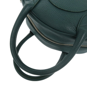 モラビト 2WAY モラビト × ぺラフィネ コラボ スカル レザー グリーン ハンドバッグ 緑 0628【中古】MORABITO