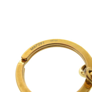 美品 ルイ ヴィトン ポルトクレ サマーフィール アイスクリーム M67291 レザー メタル ゴールド バッグチャーム キーホルダー LV 0644 【中古】 LOUIS VUITTON