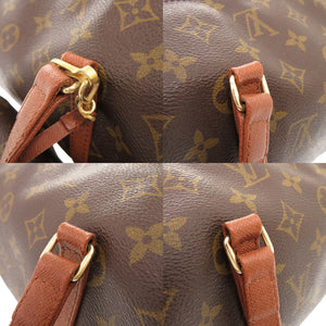ルイ ヴィトン パピヨン30 ポーチ付 モノグラム M51365 ブラウン ハンドバッグ LV 0646【中古】LOUIS VUITTON