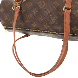 ルイ ヴィトン パピヨン30 ポーチ付 モノグラム M51365 ブラウン ハンドバッグ LV 0646【中古】LOUIS VUITTON