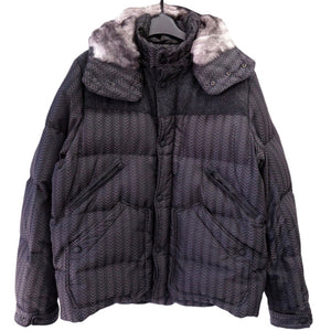 美品 モンクレール ティアマート ダウンジャケット フード取り外し可能 サイズ3 ブラック 0650【中古】MONCLER