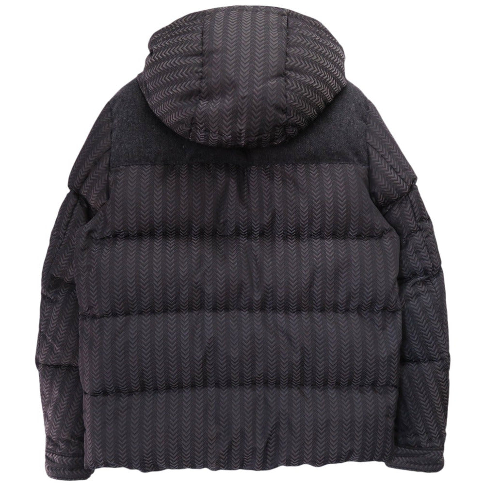 美品 モンクレール ティアマート ダウンジャケット フード取り外し可能 サイズ3 ブラック 0650【中古】MONCLER