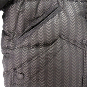 美品 モンクレール ティアマート ダウンジャケット フード取り外し可能 サイズ3 ブラック 0650【中古】MONCLER