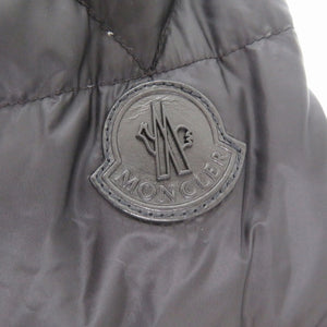 美品 モンクレール RIOM GIUBBOTTO 異素材切り替え フード付きダウンジャケット サイズ5 C20914185685 53334 ブラック 0651【中古】MONCLER