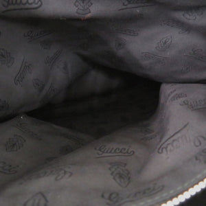 美品 グッチ GG インプリメ 223668 PVC ブラック トートバッグ 黒 0672【中古】GUCCI