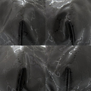 美品 グッチ GG インプリメ 223668 PVC ブラック トートバッグ 黒 0672【中古】GUCCI