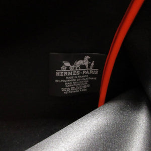 美品 エルメス ネオバンGM ポリアミド オレンジ クラッチバッグ ポーチ 0675【中古】HERMES
