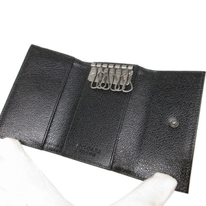 未使用 ブルガリ ミレリゲ レザー シルバー 6連キーケース 0678【中古】BVLGARI