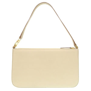 新品同様 バーバリー ワンショルダーバッグ ノバチェック サフィアーノレザー アイボリー/ホワイト ショルダーバッグ 白 0696【中古】BURBERRY