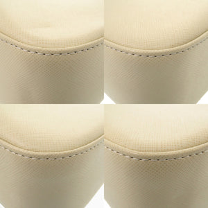 新品同様 バーバリー ワンショルダーバッグ ノバチェック サフィアーノレザー アイボリー/ホワイト ショルダーバッグ 白 0696【中古】BURBERRY