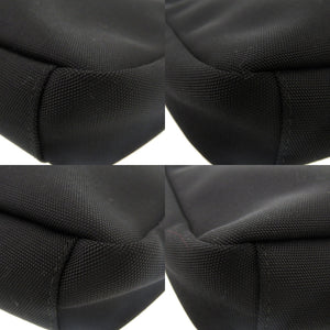 美品 グッチ ロゴ キャンバス ブラック ショルダーバッグ 黒 0705【中古】GUCCI