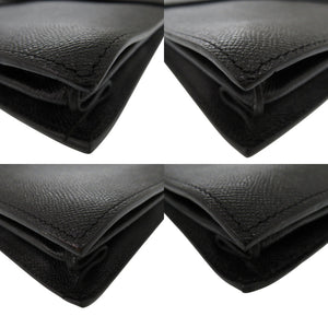 新品同様 バーバリー 2WAY レザー ブラック ビジネスバッグ 黒 0709【中古】BURBERRY