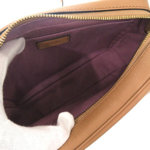 未使用 ヴェルサーチ メデューサ ショルダーバッグ キャメル エンブレム レザー キャメル 0728【中古】VERSACE