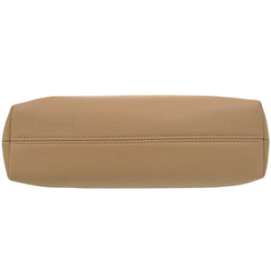 未使用 ヴェルサーチ ヴィルトゥス VIRTUS 2WAY チェーン ショルダーバッグ メタルアイコン ハンドバッグ レザー ベージュ 0731【中古】VERSACE