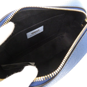 新品同様 ヴェルサーチ ヴィルトゥス VIRTUS チェーン ショルダーバッグ ポーチ メタルアイコン レザー 0735【中古】VERSACE