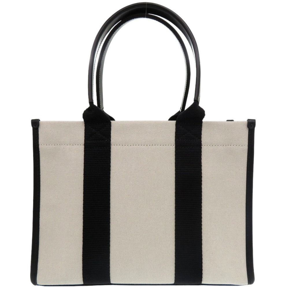 新品同様 バレンシアガ 2way トートバッグ ショルダーバッグ キャンバス ナチュラル NEO NAVY TOTE 6714022HHAM9260 コットン レザー 0743【中古】BALENCIAGA