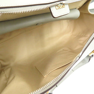 新品同様 クロエ パディントン レザー グリーン ボストンバッグ ハンドバッグ 緑 0778【中古】Chloe