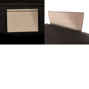 美品 グッチ GG柄 トートバッグ PVC ブーツ柄 GGスプリーム ブラウン 0786【中古】GUCCI