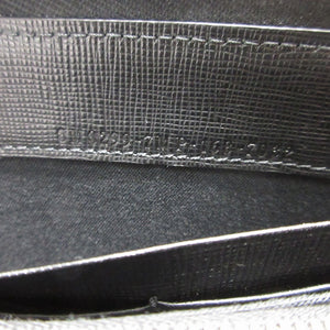 新品同様 フェンディ カーリト カールラガーフェルド 8M0299 レザー ブラック 黒 ラウンドファスナー長財布 財布 0799【中古】FENDI