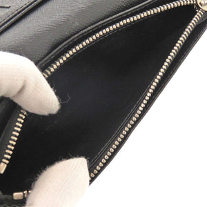 美品 ルイ ヴィトン ポルトフォイユ プラザ M30501 タイガ ノワール 長財布 黒 LV 0800【中古】LOUIS VUITTON