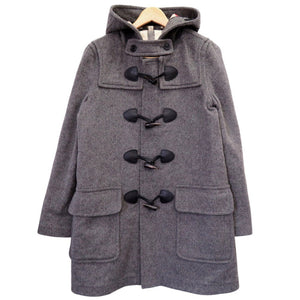 美品 バーバリー ダッフルコート ウール100％ グレー 0829 BURBERRY BRIT【中古】BURBERRY