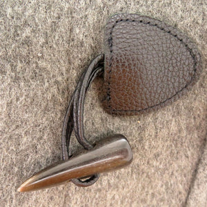 美品 バーバリー ダッフルコート ウール100％ グレー 0829 BURBERRY BRIT【中古】BURBERRY