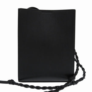 美品 ジルサンダー タングル SM ショルダーバッグ レザー ブラック 黒 0853【中古】JIL SANDER