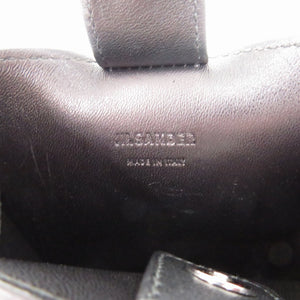 美品 ジルサンダー タングル SM ショルダーバッグ レザー ブラック 黒 0853【中古】JIL SANDER