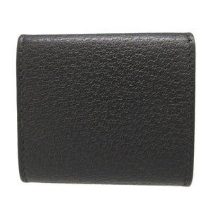 美品 グッチ GGマーモント 473959 レザー ブラック 黒 コインケース 0862【中古】GUCCI