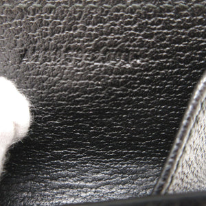 美品 グッチ GGマーモント 473959 レザー ブラック 黒 コインケース 0862【中古】GUCCI