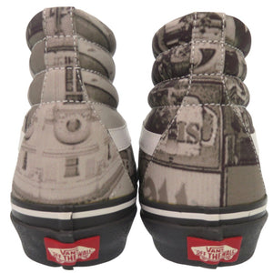 未使用品 ヴィヴィアンウエストウッド アングロマニア ピカデリーサーカス柄 ハイカットスニーカー 25cm SK8-HI VANS ANGLOMANIA VANS SK8-HI MONO スニーカー モノクロ 0863【中古】Vivienne Westwood メンズ