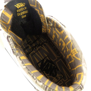 未使用品 ヴィヴィアンウエストウッド アングロマニア ピカデリーサーカス柄 ハイカットスニーカー 25cm SK8-HI VANS ANGLOMANIA VANS SK8-HI MONO スニーカー モノクロ 0863【中古】Vivienne Westwood メンズ