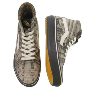 未使用品 ヴィヴィアンウエストウッド アングロマニア ピカデリーサーカス柄 ハイカットスニーカー 25cm SK8-HI VANS ANGLOMANIA VANS SK8-HI MONO スニーカー モノクロ 0863【中古】Vivienne Westwood メンズ