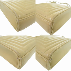 美品 ジルサンダー タングル SM ショルダーバッグ レザー ベージュ 0878【中古】JIL SANDER