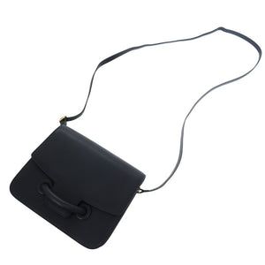 美品 ヴァジック シティミニ CITY MINI レザー ネイビー ショルダーバッグ 0897【中古】VASIC