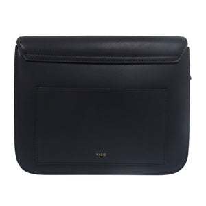 美品 ヴァジック シティミニ CITY MINI レザー ネイビー ショルダーバッグ 0897【中古】VASIC