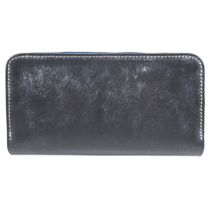 新品同様 ホワイトハウスコックス ブライドルレザー ネイビー 紺 ラウンドファスナー長財布 財布 0907【中古】Whitehouse Cox